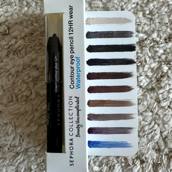 3 Eye Pencil Bundle Black Sephora Laura Mercier  Liner & Gold Highlighter - Picture 3 of 12